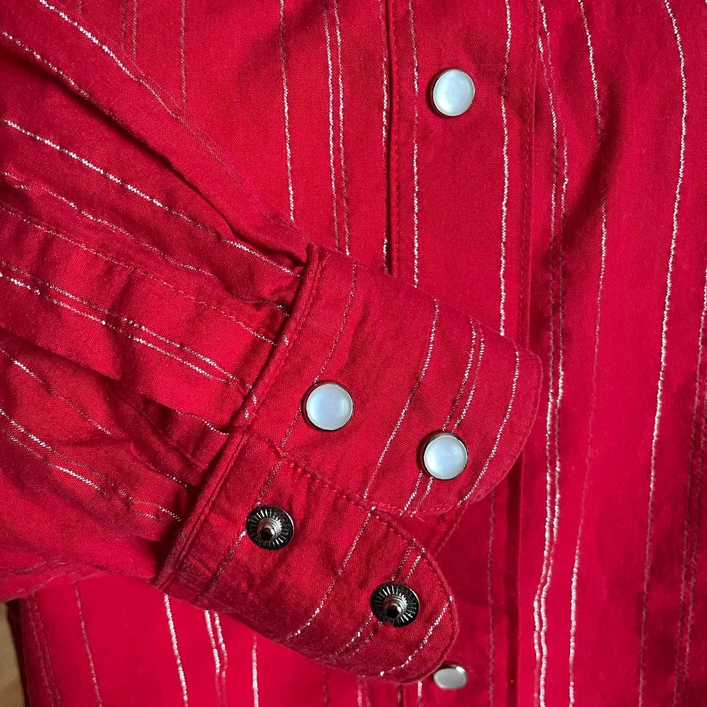 Rough Rider Rhinestone Button Down Size L - Picture 11 of 12